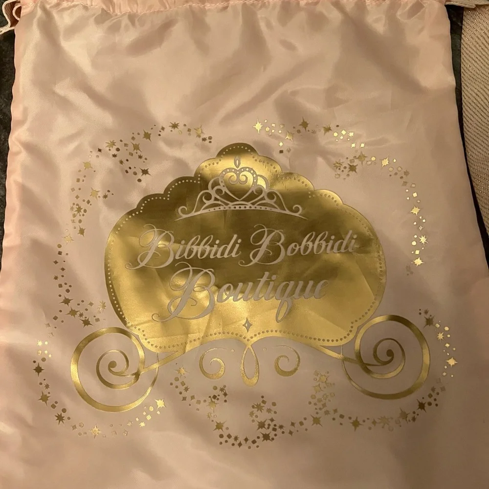 2-pack Bibbidi Bobbidi Boutique pink polyester drawstring backpack bags